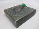 Chinese Green Stone Carved Tortoise Chop Stamp Seal Seals photo 1