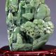 100 Natural Green Hetian Jade Handwork Carved Pine Tree & Old Man Statue Dy101 Figurines & Statues photo 2