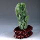 100 Natural Green Hetian Jade Handwork Carved Pine Tree & Old Man Statue Dy101 Figurines & Statues photo 4
