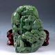 100 Natural Green Hetian Jade Handwork Carved Pine Tree & Old Man Statue Dy101 Figurines & Statues photo 7