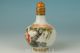 Chinese Jingdezhen Porcelain Hand Painting Hug Belle Statue Snuff Bottle Snuff Bottles photo 3