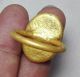 Wonderful Agate Pegasus Intaglio Stone Black Bronze Gold Gilding Ring 9.  5 Size Near Eastern photo 6