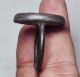 Wonderful Agate Intaglio King & Horse Stone Black Seal Bronze Ring 10.  5 Size Near Eastern photo 3