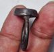 Wonderful Lapiz Bird Intaglio Stone Seal Bronze Ring 8.  75 Size Near Eastern photo 2