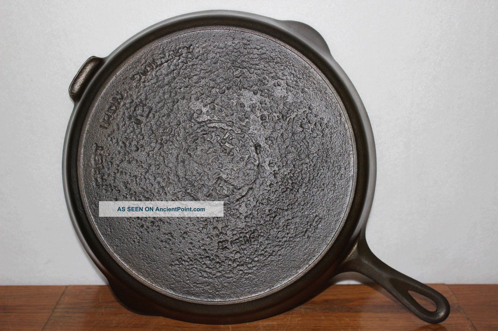 Griswold Erie Size 12 Large Cast Iron Skillet P/n 719 Circa 1920 ' S Heat Ring Other Antique Home & Hearth photo
