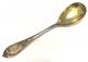 Antique Russia 875 Silver,  Gilded Spoon With Monogram,  85.  73 Gr.  N572 Russia photo 2