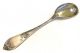 Antique Russia 875 Silver,  Gilded Spoon With Monogram,  85.  73 Gr.  N572 Russia photo 4