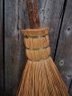 Old England Witch Hearth Broom - Primitive Wooden Tree Bark Handle Primitives photo 2