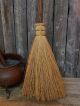 Old England Witch Hearth Broom - Primitive Wooden Tree Bark Handle Primitives photo 5