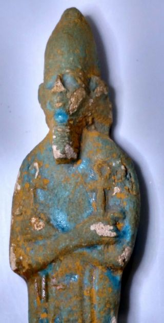 Egyptian Amulet,  King Tutankhamun Amulet Faience,  38 G, photo