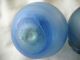 2 Authentic Beach Combed,  Japanese Frosty Swirled Glass Fishing Floats Fishing Nets & Floats photo 1
