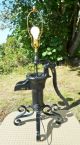 Vintage Pitcher Water Pump Table Lamp Unique Decor Goulds Seneca Usa 34 1/2 