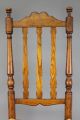 A Very Rare Early 18th C William & Mary Bannister Back Chair Great Carved Crest Primitives photo 9