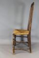 Rare 18th C Norwich,  Ct Qa Chair Bold Spanish Feet Carved Crest Old Attic Patina Primitives photo 2