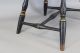 A Very Bold Late 18th C Connecticut Windsor Fan Back Chair In Grungy Old Paint Primitives photo 6