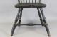 A Very Bold Late 18th C Connecticut Windsor Fan Back Chair In Grungy Old Paint Primitives photo 7