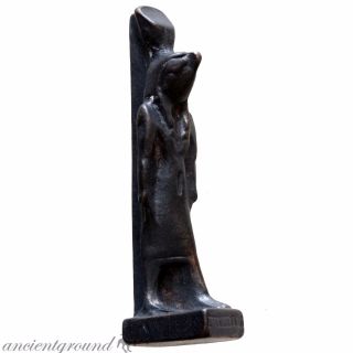 Very Rare Ancient Egyptian Bronze Statue Goddess Thot 1500 - 1000 Bc photo