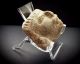 Pre - Columbian Grey Terracotta Idol Face On Perspex Stand 1st Millennium A.  D. The Americas photo 3