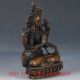 Chinese Copper Hand Carved Buddhist Statue Of Buddha Fx18 Figurines & Statues photo 2