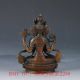 Chinese Copper Hand Carved Buddhist Statue Of Buddha Fx18 Figurines & Statues photo 3