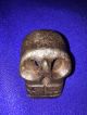 Pre - Columbian Carved Stone Skull,  Central America,  Skull Carving The Americas photo 1