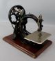 Antique 19thc Wilcox & Gibbs Sewing Machine Co Wooden Base,  No Rerserve Sewing Machines photo 11