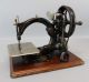 Antique 19thc Wilcox & Gibbs Sewing Machine Co Wooden Base,  No Rerserve Sewing Machines photo 2