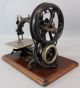 Antique 19thc Wilcox & Gibbs Sewing Machine Co Wooden Base,  No Rerserve Sewing Machines photo 6