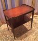 Rare Zangerle & Peterson Chicago Side Table Spade Foot Two Tiered Vintage 411 1900-1950 photo 9