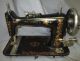 Serviced Antique Floral Household Treadle Sewing Machine Video Minnesota C Sewing Machines photo 5