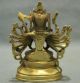 4.  25 Inch / Tibetan Buddhism Copper Buddha Avalokiteshvara Exorcism See more Tibetan Buddhism Copper Buddha Avalokiteshvara... photo 1