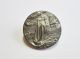 Small Silver Metal Paris Button Sailing Boat & Ligthhouse A P & Cie Buttons photo 2