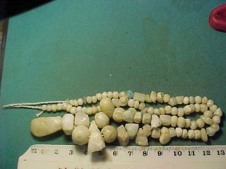 String Of Neolithic Stone Beads Circa 3rd - 1st Millennium Bc. photo