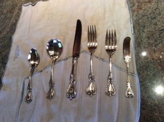16 Piece Antique Towle 925 Sterling Silver Old Colonial Pattern Flatware Polishe photo