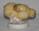 19th C Karl Ens Porcelain Baby Chick Figure,  Signed Figurines photo 1