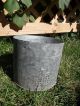 Galvanized Bucket Insert Barn Fresh Farm House Distressed 7.  5 