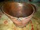 Vintage Early Hand Crafted Copper Bucket/pail For Coal Or Ashes Iron Handle Other Antique Home & Hearth photo 2