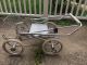 Vintage Rare Bilt Rite Baby Stroller & Pram,  Brown/blue/cream Plaid,  Great Con Baby Carriages & Buggies photo 3