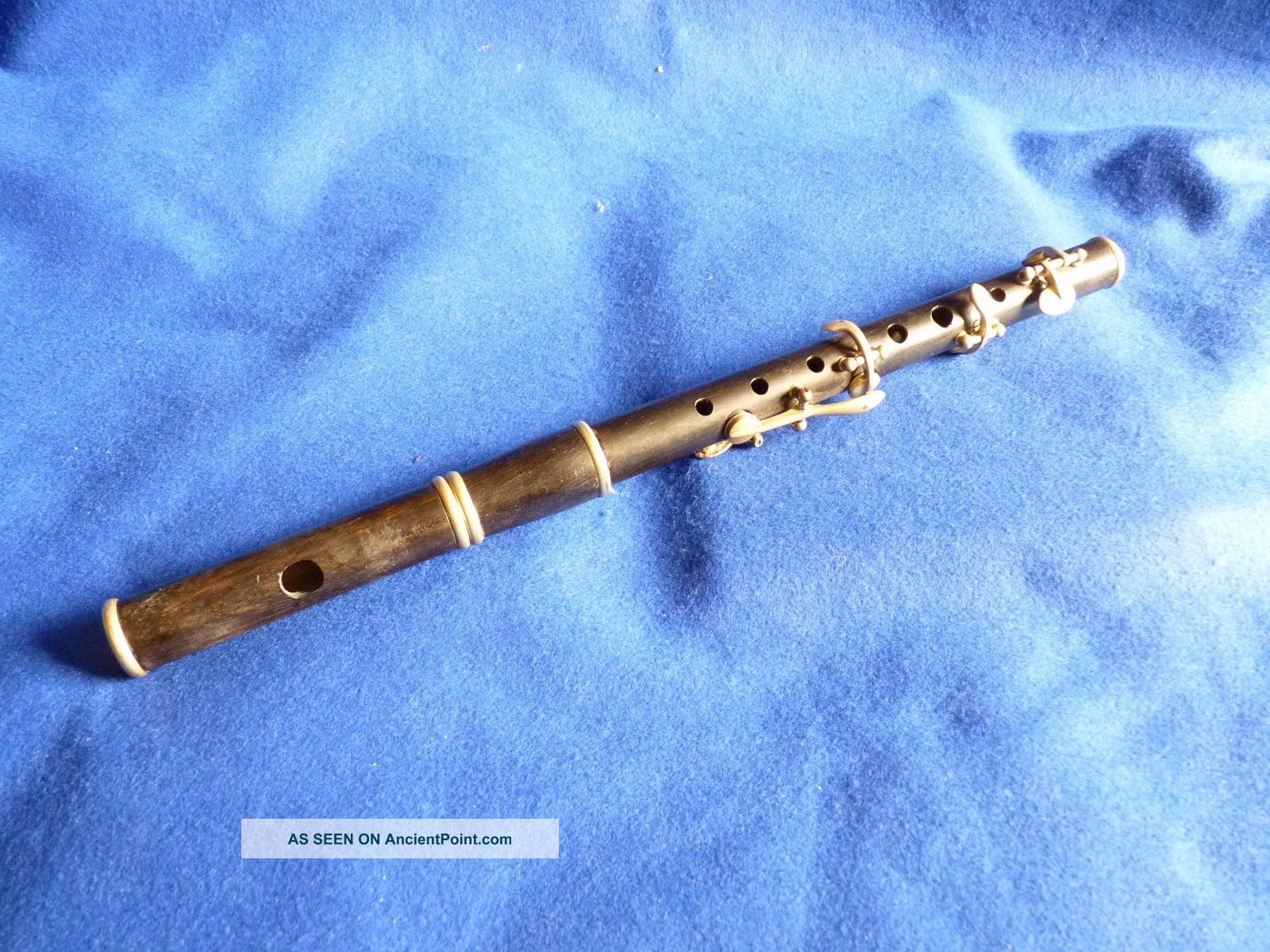 Antique 5 Key Bb Flute - Hardwood – Ulster Marching Bands – Pk/21p Wind photo