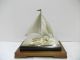 The Sailboat Of Silver970 Of Japan.  50g/ 1.  76oz.  Japanese Antique Other Antique Sterling Silver photo 2