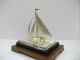 The Sailboat Of Silver970 Of Japan.  50g/ 1.  76oz.  Japanese Antique Other Antique Sterling Silver photo 3