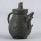 Chinese Bronze Handwork Carved Fish & Bamboo Teapot Qt033 Teapots photo 2