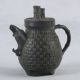 Chinese Bronze Handwork Carved Fish & Bamboo Teapot Qt033 Teapots photo 3