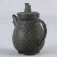 Chinese Bronze Handwork Carved Fish & Bamboo Teapot Qt033 Teapots photo 5