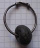Celtic Period Big Silver Ring Decoration With Huge Bead Vf, Celtic photo 1