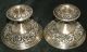 S.  Kirk & Son Stieff Sterling Silver Repousse Candlestick Candle Holders Candlesticks & Candelabra photo 1