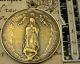 Antique Coronation Our Lady Of Guadalupe Mexico Basilica Bronze Medal The Americas photo 2