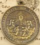 Antique Coronation Our Lady Of Guadalupe Mexico Basilica Bronze Medal The Americas photo 7