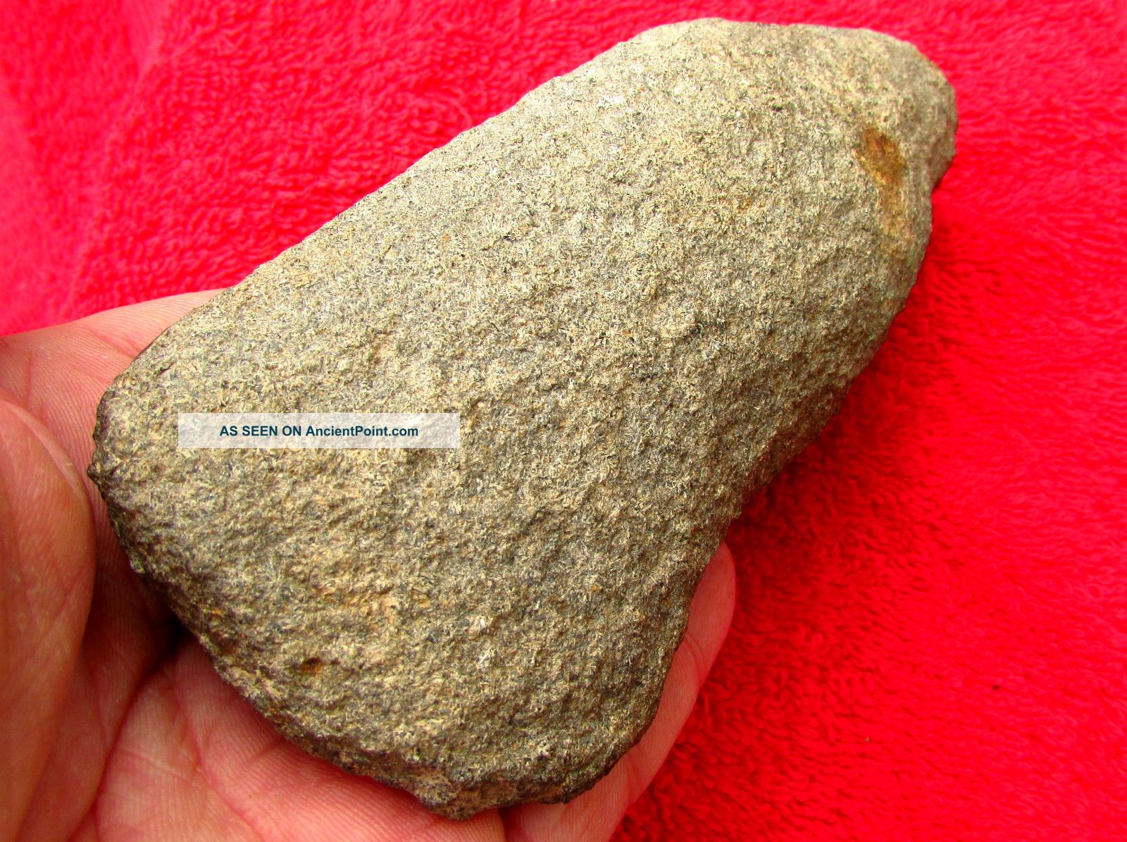 Stunning Large Rare Relic Stone Axe Scepter Copper Stone Age (668 )