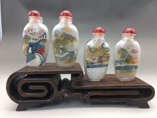 Coloured Glaze Snuff Bottles The Great Wall Of China photo